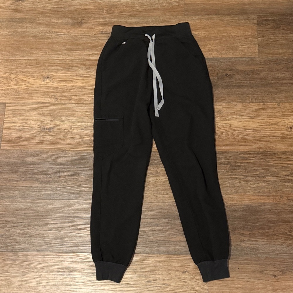 XXS - Figs Black Zamora Scrub Joggers